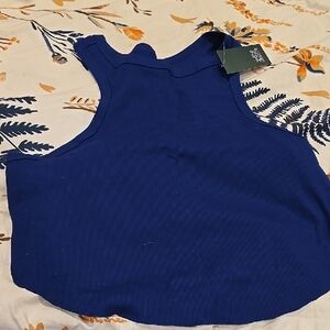 ❤️10/$20 New Navy Tank Cropped